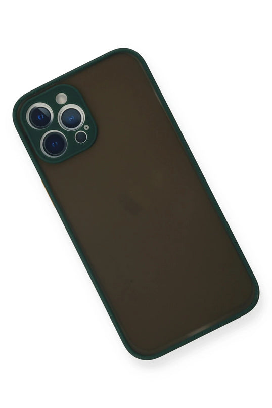 iPhone 12 Pro Montreal Silikon Kapak Kılıf - Yeşil 3