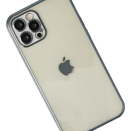 iPhone 12 Pro Razer Lensli Silikon Kılıf - Lacivert 2