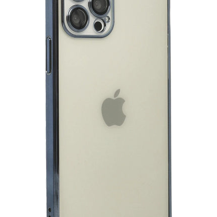 iPhone 12 Pro Razer Lensli Silikon Kılıf - Lacivert 3