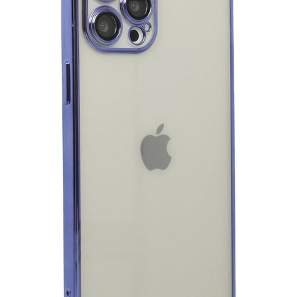 iPhone 12 Pro Razer Lensli Silikon Kılıf - Mor 3