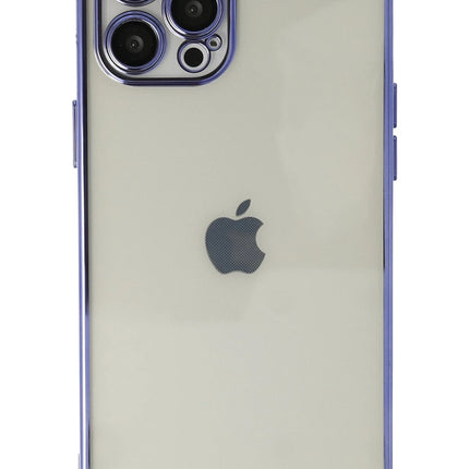 iPhone 12 Pro Razer Lensli Silikon Kılıf - Mor