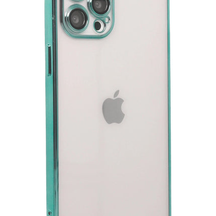 iPhone 12 Pro Razer Lensli Silikon Kılıf - Yeşil 2