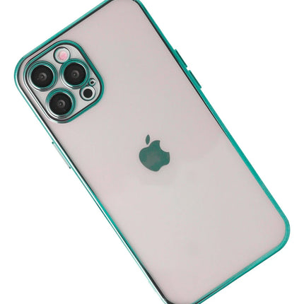 iPhone 12 Pro Razer Lensli Silikon Kılıf - Yeşil 3