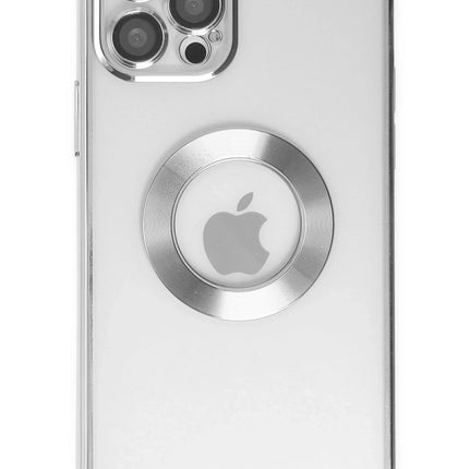 iPhone 12 Pro Slot Silikon Kılıf - Gümüş