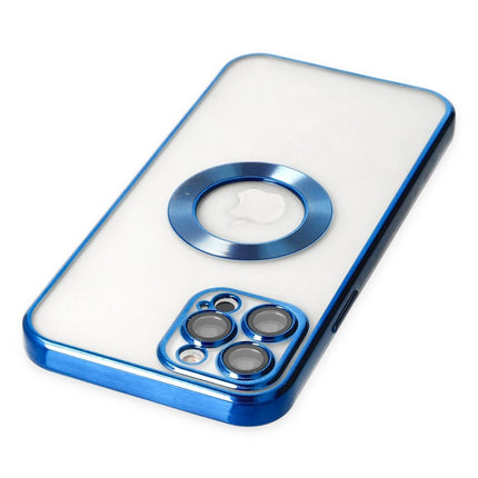 iPhone 12 Pro Slot Silikon Kılıf - Mavi 3