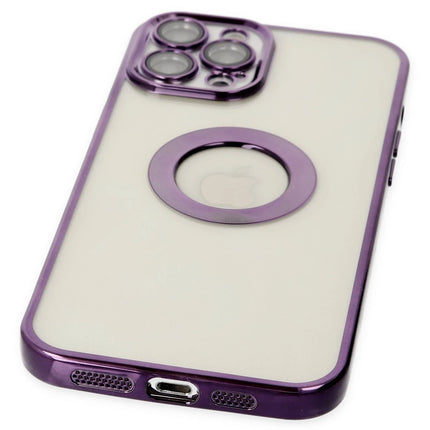 iPhone 12 Pro Slot Silikon Kılıf - Mor 3