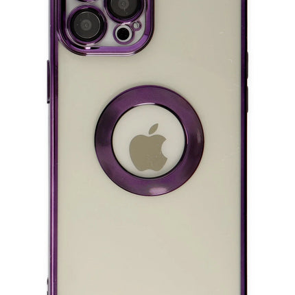 iPhone 12 Pro Slot Silikon Kılıf - Mor