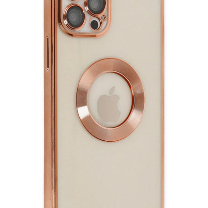 iPhone 12 Pro Slot Silikon Kılıf - Rose Gold 2