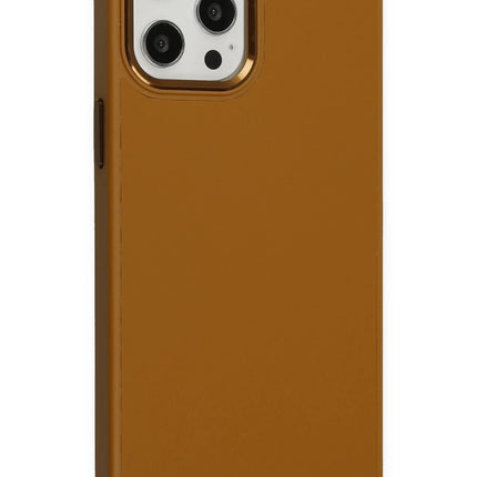 iPhone 12 Pro Max Asya Deri Silikon Kılıf - Kahverengi 2