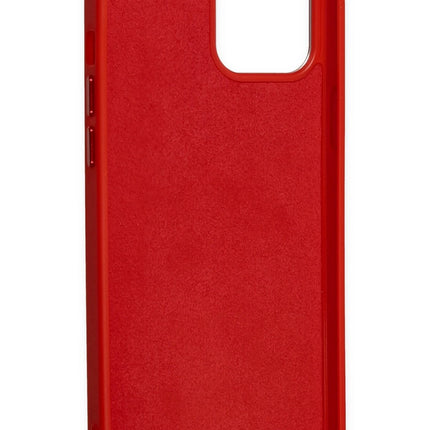 iPhone 12 Pro Max Asya Deri Silikon Kılıf - Kırmızı 4