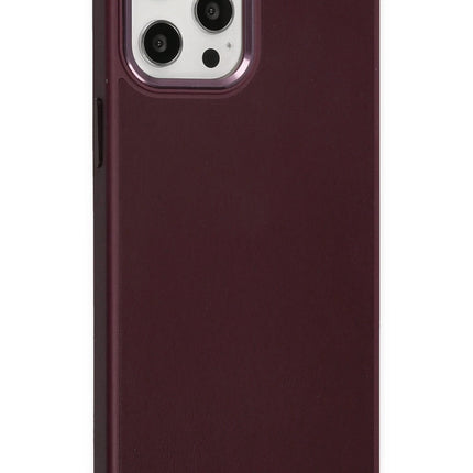 iPhone 12 Pro Max Asya Deri Silikon Kılıf - Mürdüm 2