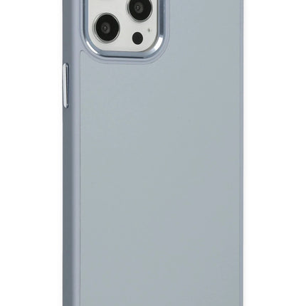 iPhone 12 Pro Max Asya Deri Silikon Kılıf - Sierra Blue 2
