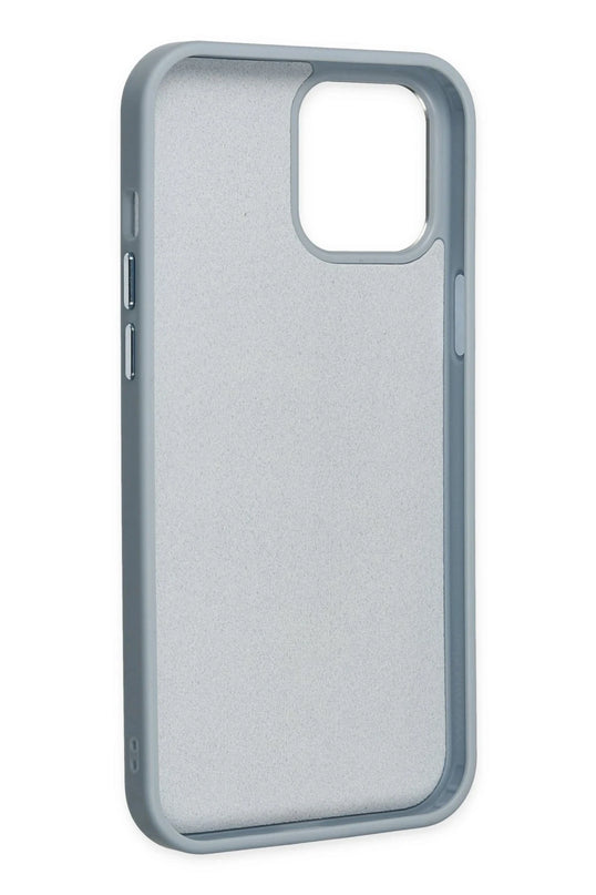 iPhone 12 Pro Max Asya Deri Silikon Kılıf - Sierra Blue 4