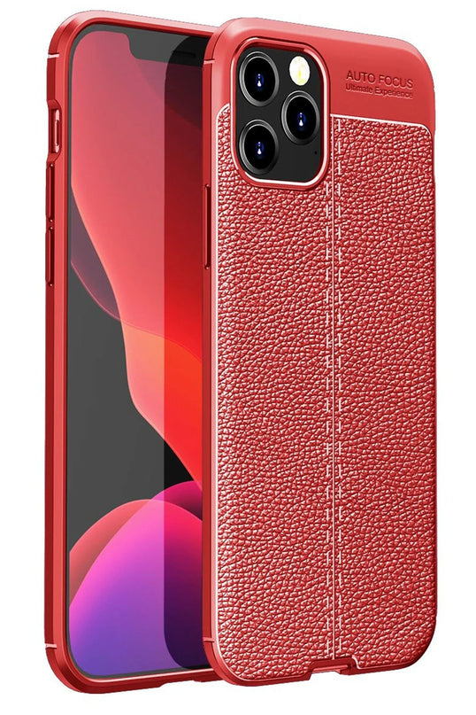 iPhone 12 Pro Max Auto Focus Kapak Kılıf - Kırmızı