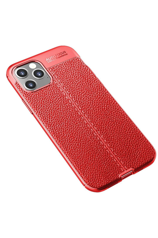 iPhone 12 Pro Max Auto Focus Kapak Kılıf - Kırmızı 2