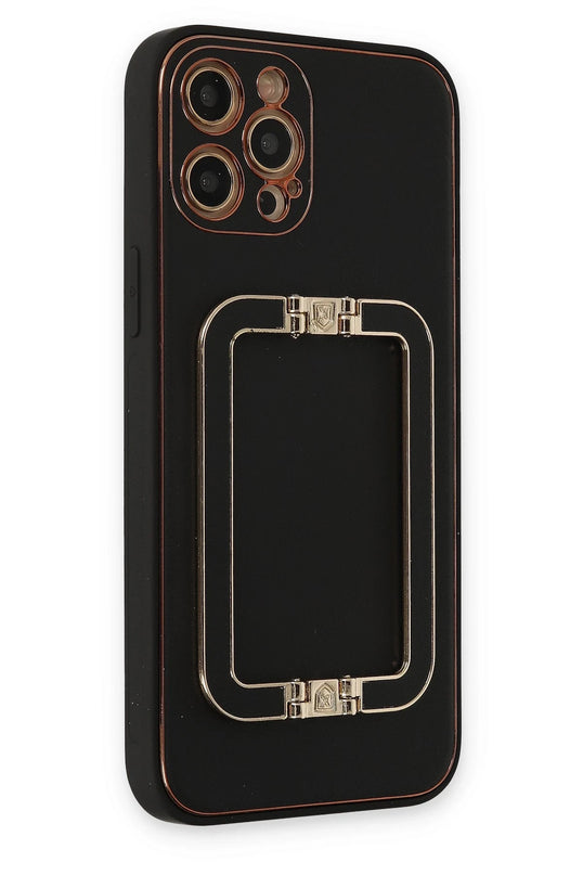 iPhone 12 Pro Max Coco Elit Kapak Kılıf - Siyah 2
