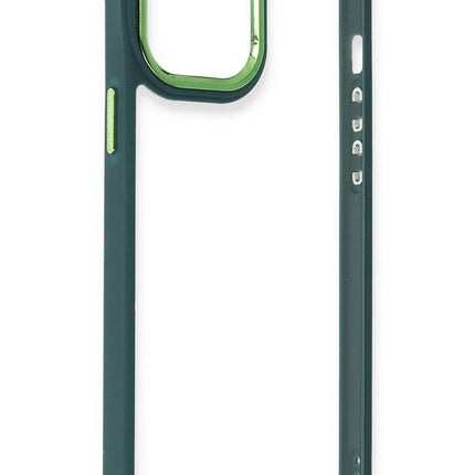 iPhone 12 Pro Max Dora Kapak Kılıf - Haki Yeşil 2