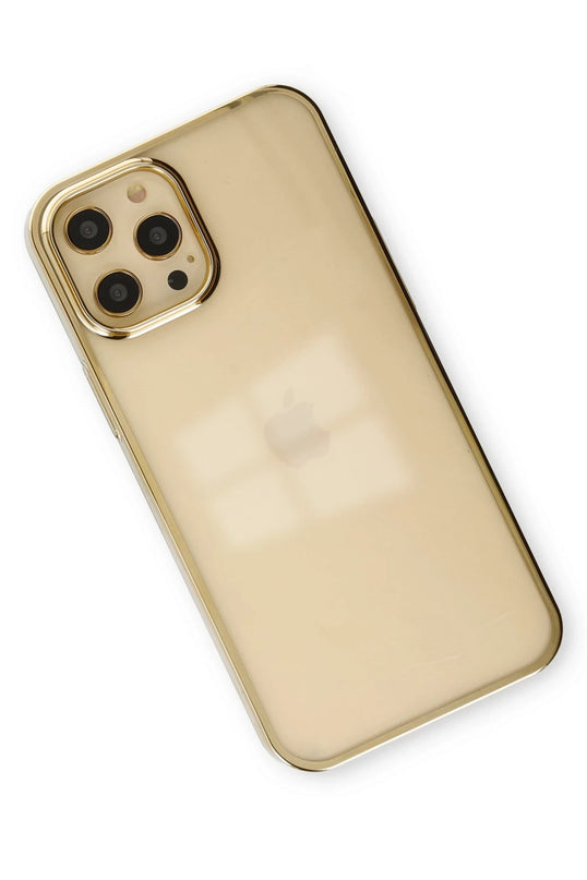 iPhone 12 Pro Max Element Silikon Kılıf - Gold 3