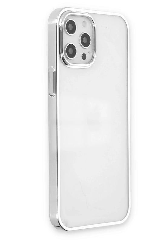 iPhone 12 Pro Max Element Silikon Kılıf - Gümüş 2