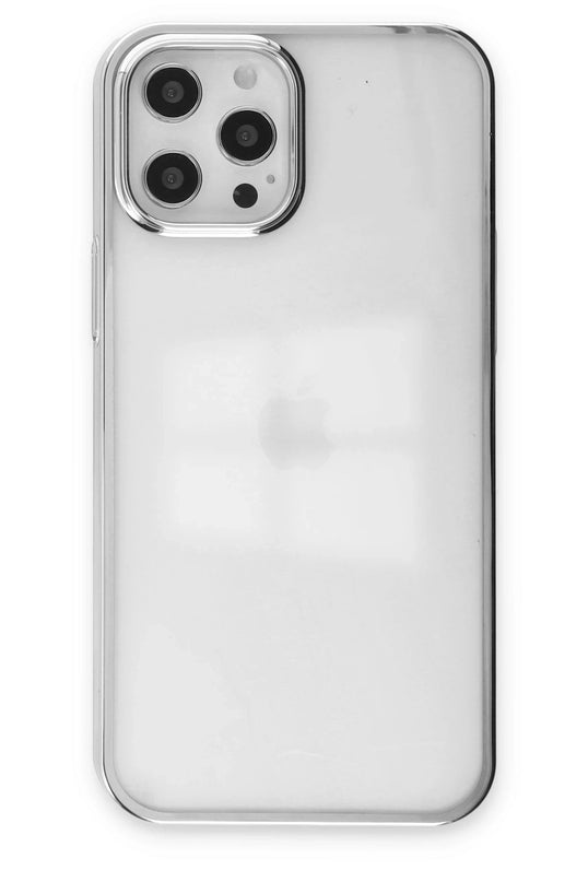 iPhone 12 Pro Max Element Silikon Kılıf - Gümüş