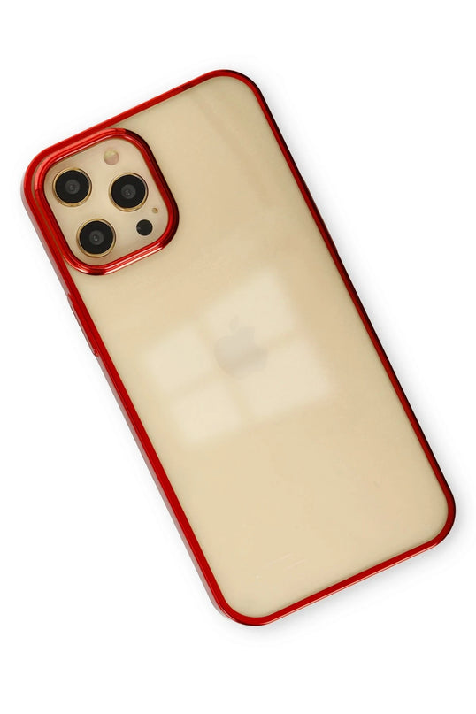iPhone 12 Pro Max Element Silikon Kılıf - Kırmızı 3