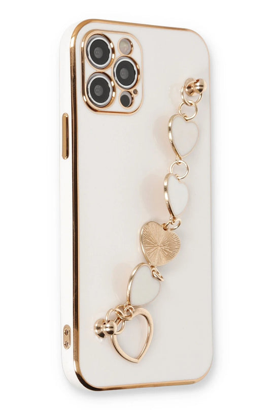 iPhone 12 Pro Max Esila Silikon Kılıf - Beyaz