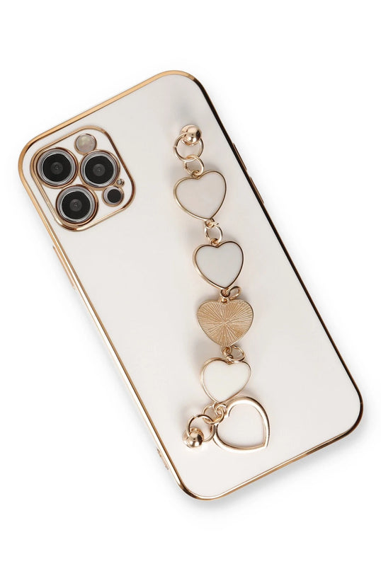 iPhone 12 Pro Max Esila Silikon Kılıf - Beyaz 3