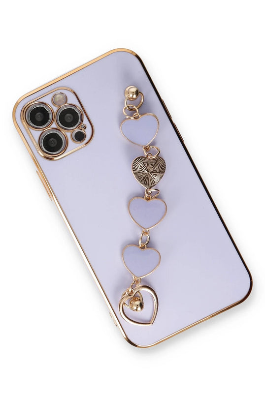 iPhone 12 Pro Max Esila Silikon Kılıf - Lila 3