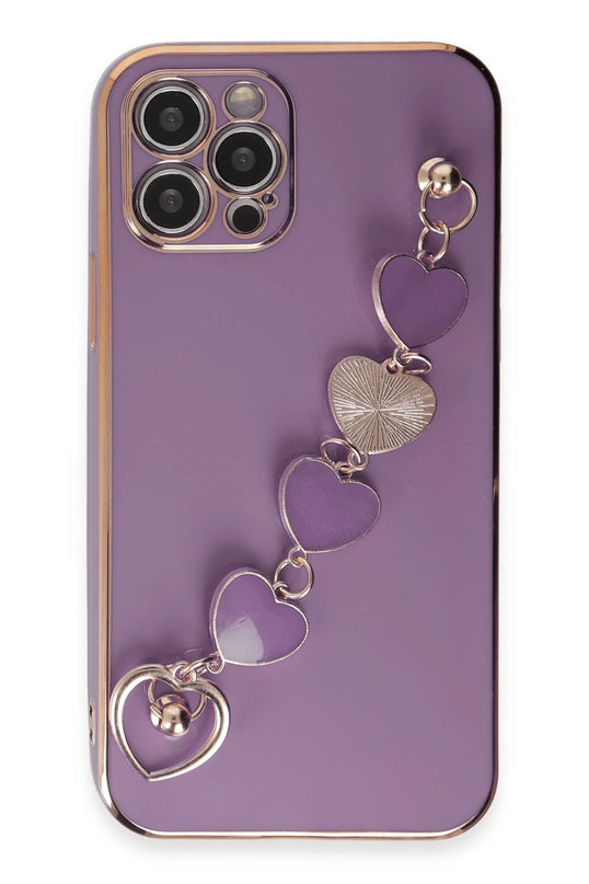 iPhone 12 Pro Max Esila Silikon Kılıf - Mor