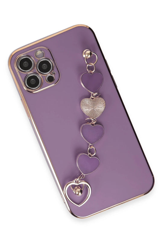 iPhone 12 Pro Max Esila Silikon Kılıf - Mor 2