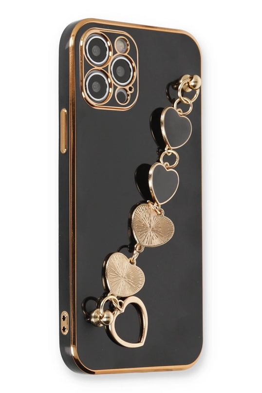 iPhone 12 Pro Max Esila Silikon Kılıf - Siyah