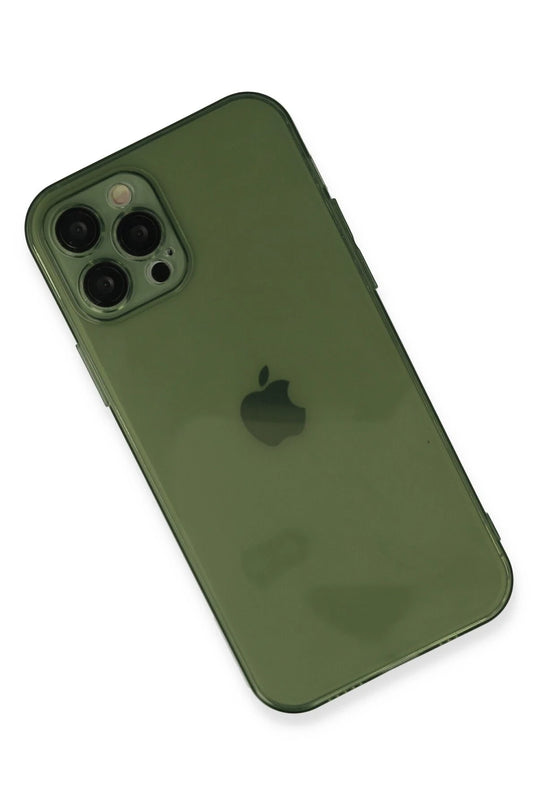 iPhone 12 Pro Max Fly Lens Silikon Kılıf - Yeşil 3