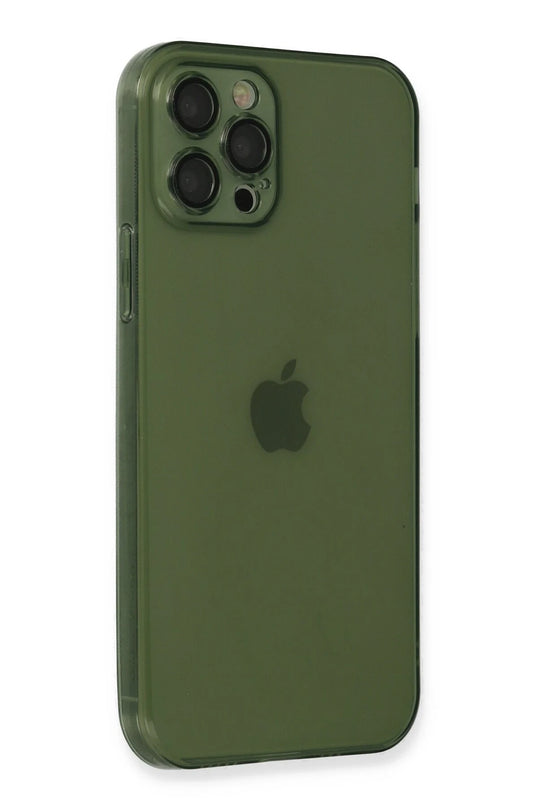 iPhone 12 Pro Max Fly Lens Silikon Kılıf - Yeşil 2