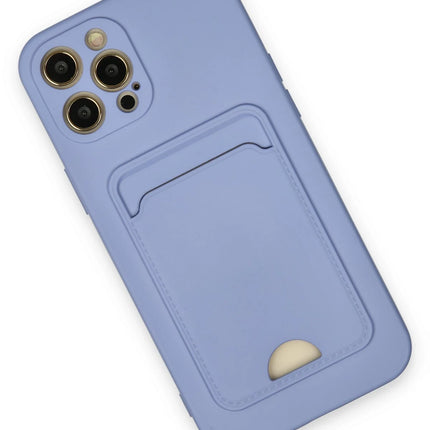 iPhone 12 Pro Max Kelvin Kartvizitli Silikon Kılıf - Lila 2