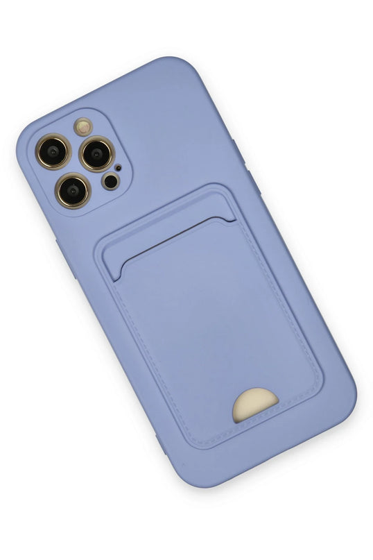 iPhone 12 Pro Max Kelvin Kartvizitli Silikon Kılıf - Lila 2