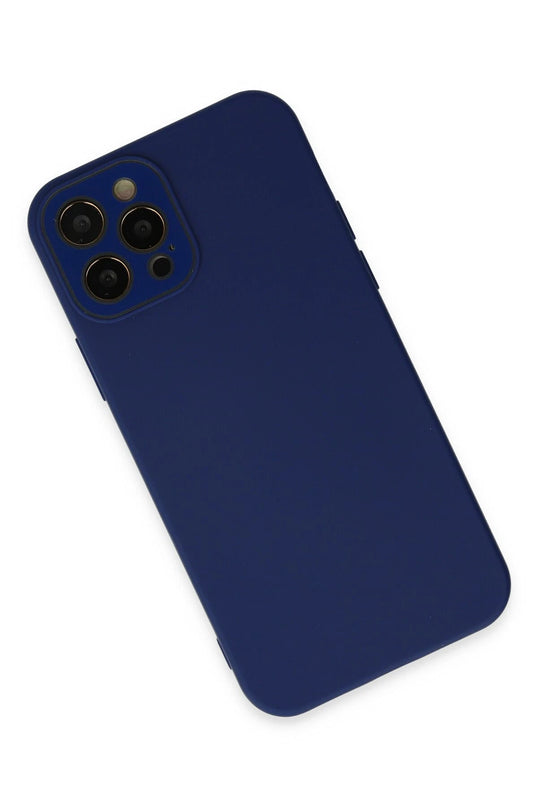 iPhone 12 Pro Max Lansman Glass Kapak Kılıf - Sky Blue 2