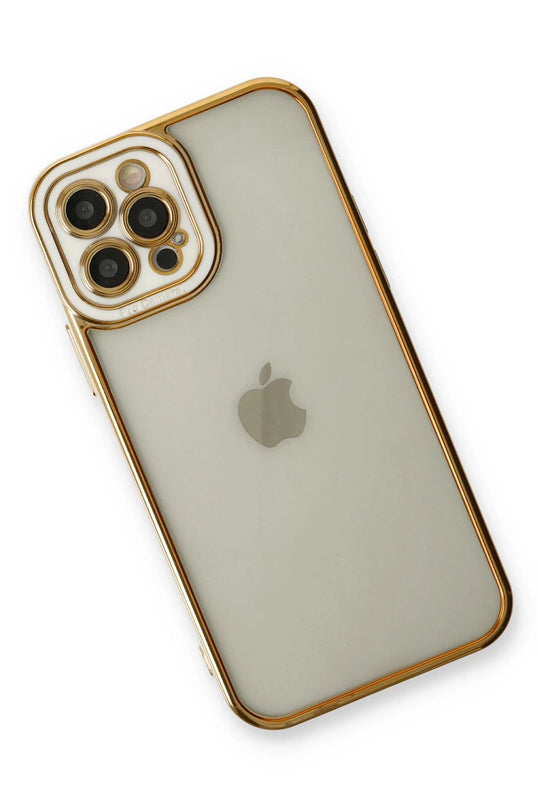 iPhone 12 Pro Max Liva Lens Silikon Kılıf - Beyaz 3