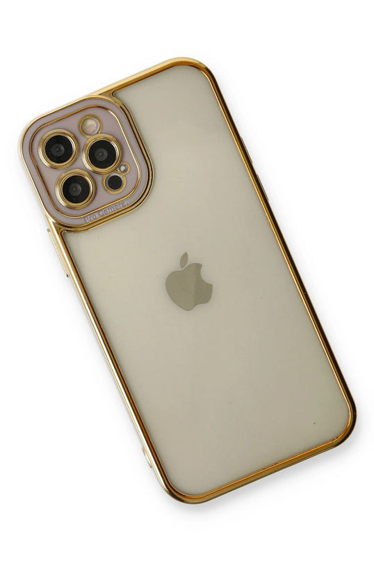 iPhone 12 Pro Max Liva Lens Silikon Kılıf - Lila 3