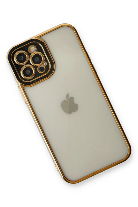 iPhone 12 Pro Max Liva Lens Silikon Kılıf - Siyah 3