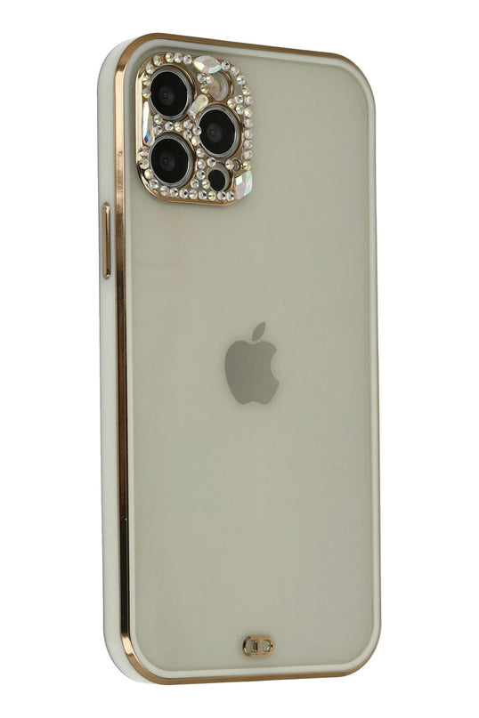 iPhone 12 Pro Max Liva Taşlı Silikon Kılıf 2