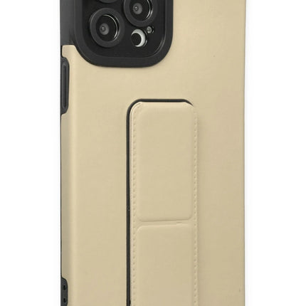 iPhone 12 Pro Max Mega Standlı Silikon Kılıf - Gold 2