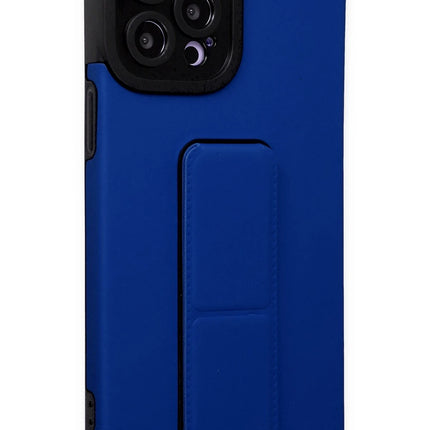 iPhone 12 Pro Max Mega Standlı Silikon Kılıf - Mavi 2