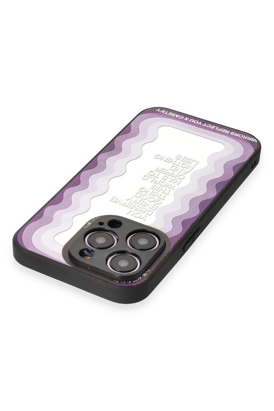 iPhone 12 Pro Max Mirror Desenli Kapak Kılıf - Desen 5 3