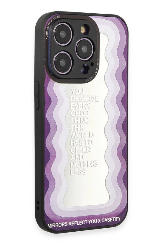 iPhone 12 Pro Max Mirror Desenli Kapak Kılıf - Desen 5
