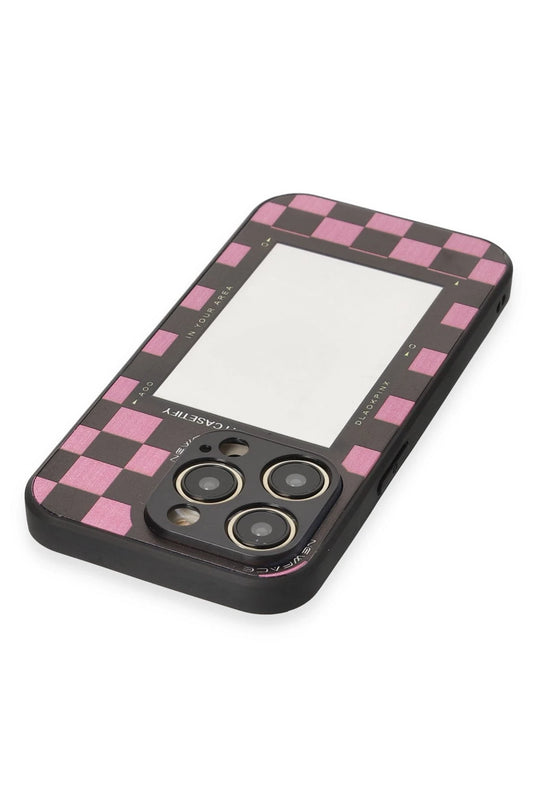iPhone 12 Pro Max Mirror Desenli Kapak Kılıf - Desen 8 3