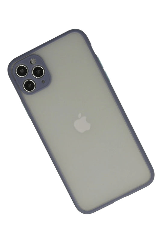 iPhone 12 Pro Max Montreal Silikon Kapak Kılıf - Gri 3
