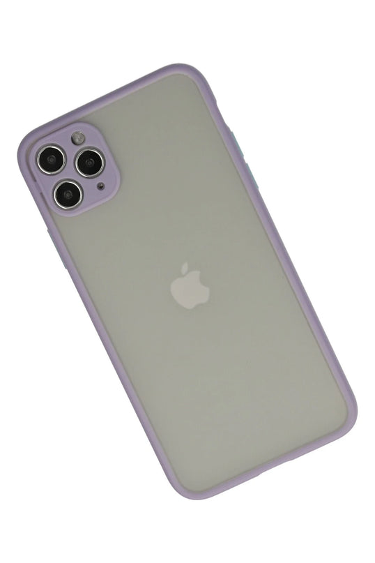 iPhone 12 Pro Max Montreal Silikon Kapak Kılıf - Mor 3
