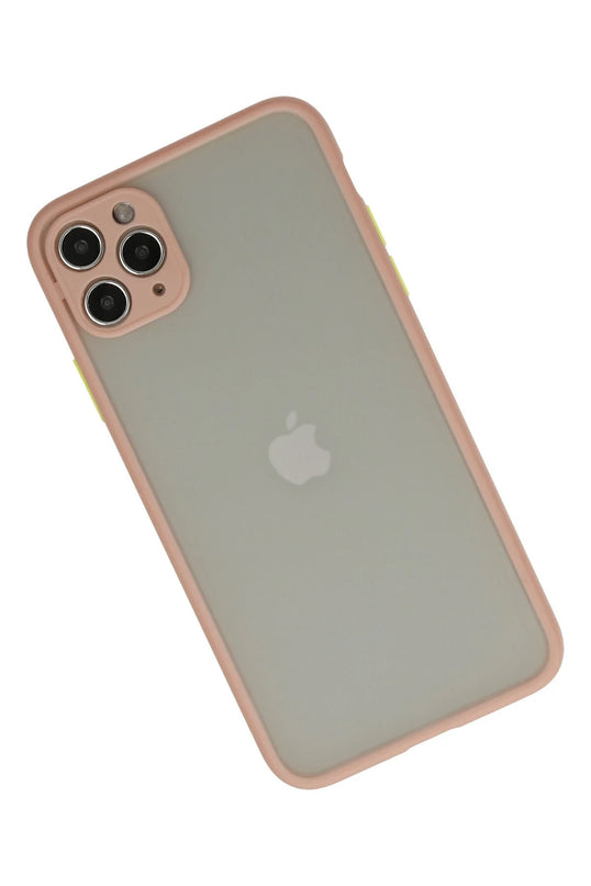 iPhone 12 Pro Max Montreal Silikon Kapak Kılıf - Pembe 3