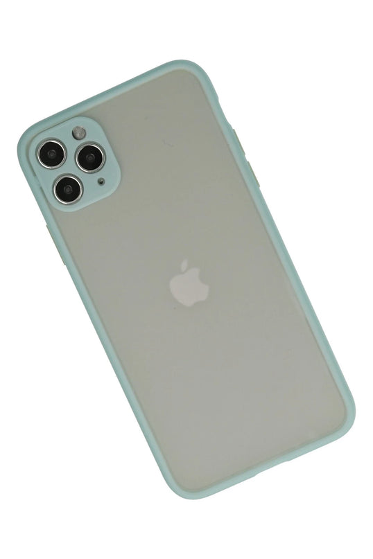 iPhone 12 Pro Max Montreal Silikon Kapak Kılıf - Turkuaz 3