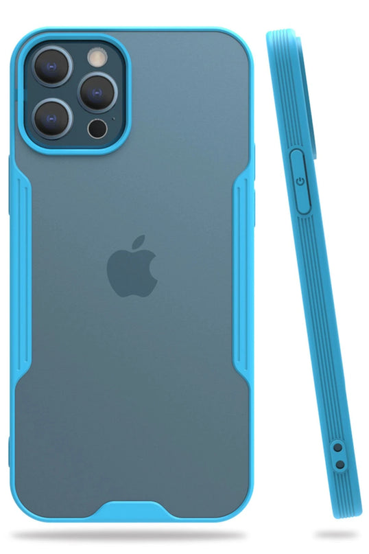 iPhone 12 Pro Max Platin Silikon Kılıf - Mavi